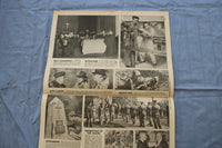1943 NEW YORK DAILY NEWS CENTERFOLDS - WORLD WAR II - LOT OF 171 - O 3829
