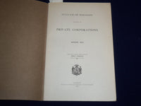 1913 AUGUST STATUTES OF WISCONSIN PRIVATE CORPORATIONS PREPARED BY DONALD- K 511