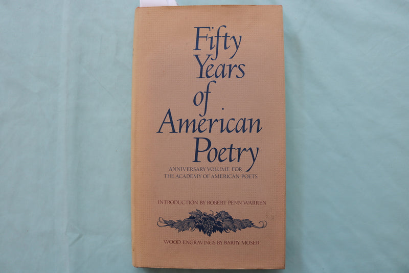 1984 FIFTY YEARS OF AMERICAN POETRY - ANNIVERSARY VOLUME HARDCOVER BOOK- KD 9564