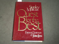 1979 QUEST FOR THE BEST INSCRIBED BY STANLEY MARCUS - FIRST EDN - KD 5300