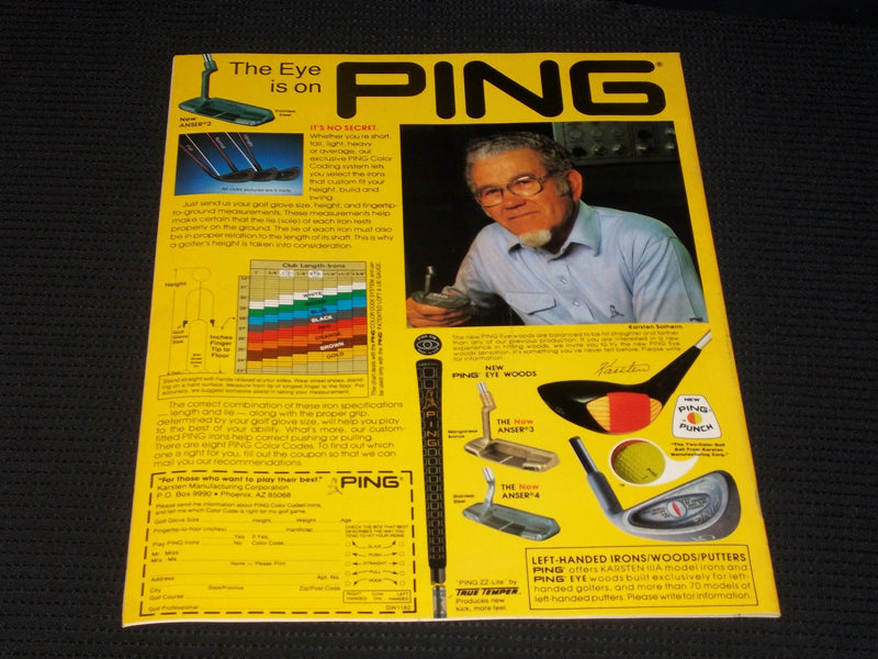 1982 NOVEMBER 5 GOLF WORLD MAGAZINE - HAL SUTTON - E 6932