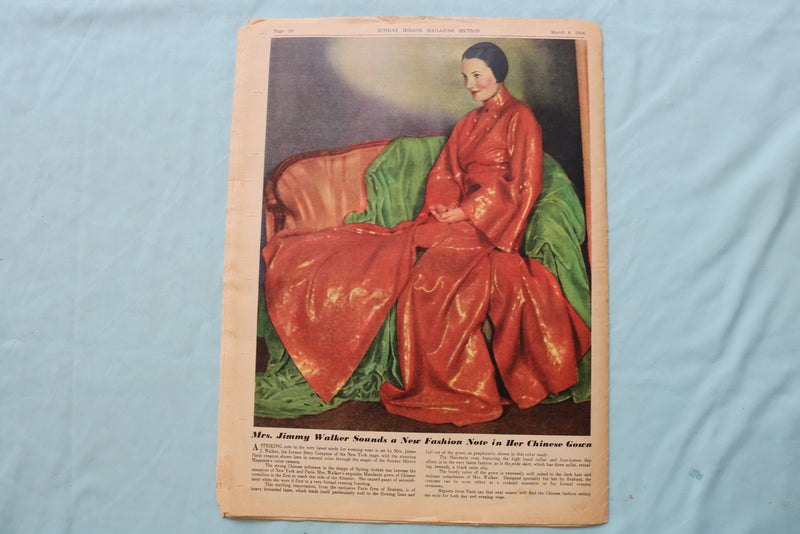 1936 MAR 8 SUNDAY MIRROR NEWSPAPER MAGAZINE SECTION - POWELL - KEELER - NP 9071