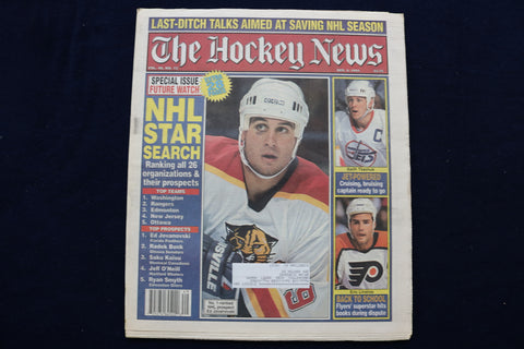1994 DECEMBER 9 THE HOCKEY NEWS NEWSPAPER - ED JOVANOVSKI COVER - NP 8727