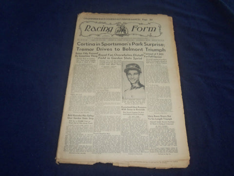 1955 OCT 18 THE DAILY RACING FORM - CORTINA SPORTSMAN'S PARK SURPRISE - NP 5490