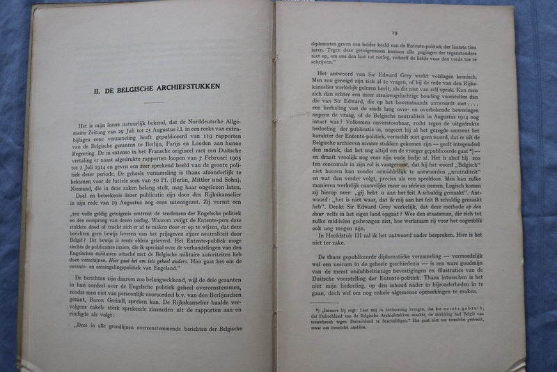 1916 REGEERINGSPOLEMIEK DOOR - DR. LABBERTON - DUTCH - SOFTCOVER BOOK - K 2984