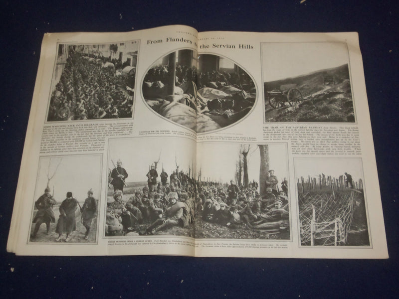 1915 JANUARY 30 COLLIER'S MAGAZINE - BRINGING THE WAR TO ENGLAND - ST 6707