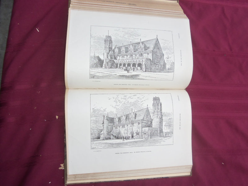 1920 JAN-DEC THE BUILDER U. K. MAGAZINE BOUND VOLUMES - 2 VOLS - FOLD OUTS- C 30