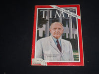 1962 AUGUST 17 TIME MAGAZINE - VIRGINIA'S SENATOR HARRY BYRD - T 1861
