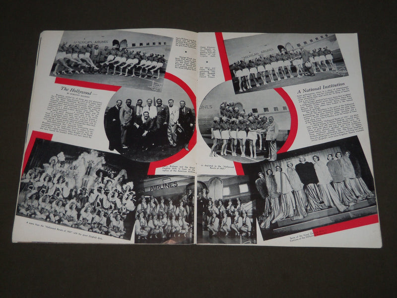 1937 THE HOLLYWOOD CABARET RESTAURANT PROGRAM - GREAT PHOTOS - J 3443