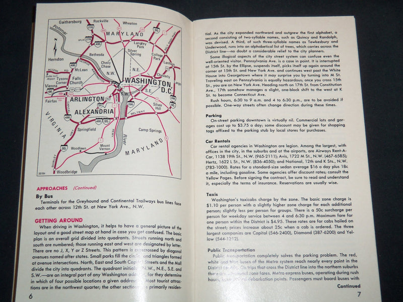 1977 CITIBOOK WASHINGTON, D. C. - 75TH ANNIVERSARY EDITION - J 8517