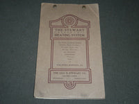 1900'S STEWART COOPER COIL HEATING SYSTEM CATALOGUE - PITTSBURGH PA - J 5233