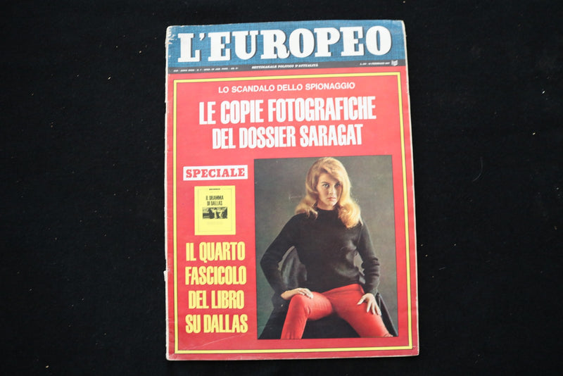 1937 FEBRUARY 17 L'EUROPEO MAGAZINE - ANN-MARGRET COVER - E 25894