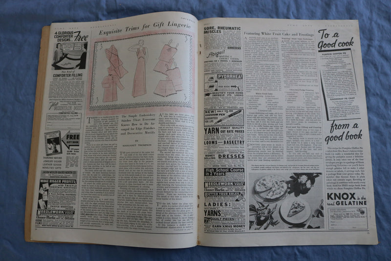 1935 NOVEMBER HOME ARTS NEEDLECRAFT MAGAZINE-ILLUSTRATIONS/STORIES/ADS- SP 4784I
