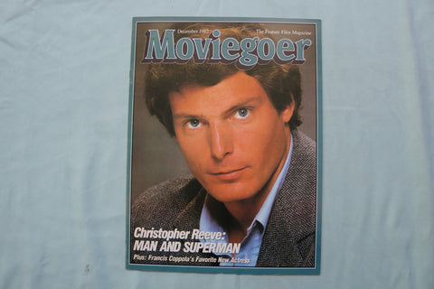 1982 DECEMBER MOVIEGOER MAGAZINE - CHRISTOPHER REEVE COVER - E 19802