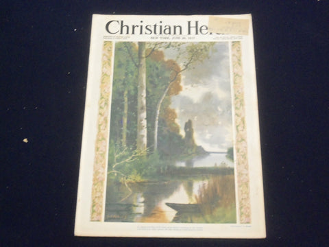 1917 JUNE 20 CHRISTIAN HERALD MAGAZINE - EMPTY BOAT CLOSE TO THE SHORE - ST 6589