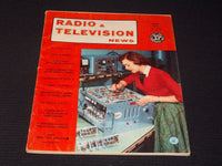 1954 JUNE RADIO & TELEVISION NEWS MAGAZINE VERY NICE FRONT COVER - E 100