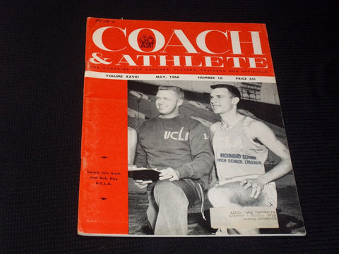 1966 MAY COACH & ATHLETE MAGAZINE - JIM BUSH & BOB DAY UCLA - E 3097