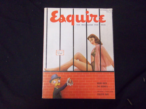 1953 SEPTEMBER ESQUIRE MAGAZINE - GREAT COVER, PHOTOS AND ADS - ST 2705