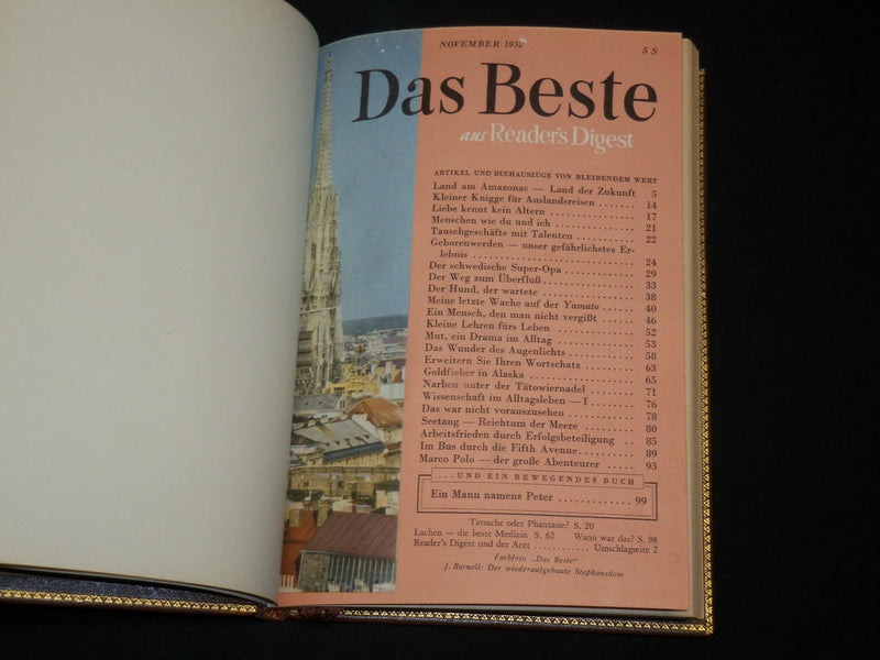 1948-1952 DAS BESTE AUS READER'S DIGEST MAGAZINE LOT OF 2 - HARD BOUND - KD 6403