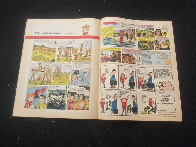 1964 JULY BOYS' LIFE MAGAZINE - NICE ILLUSTRATED COVER OF U.S. MAP - ST 3770Y