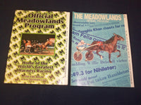 1992 APR 15 & 1997 APR 19 THE MEADOWLANDS PROGRAMS-LOT OF 2-HORSE RACING- B 6478