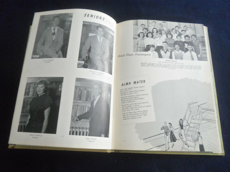 1950 MAGIC CASEMENTS LODI HIGH SCHOOL YEARBOOK - LODI, NEW JERSEY - YB 2785