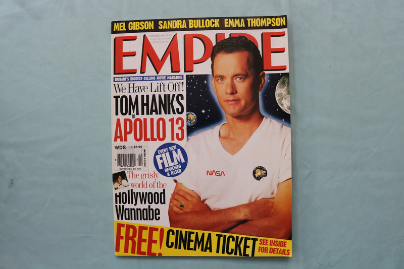 1995 OCTOBER EMPIRE MAGAZINE - TOM HANKS - APOLLO 13 COVER - E 19599