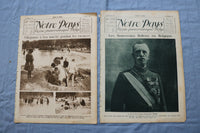 1922 NOTRE PAYS MAGAZINE - PASTEUR - FRENCH - LOT OF 8 - O 3853