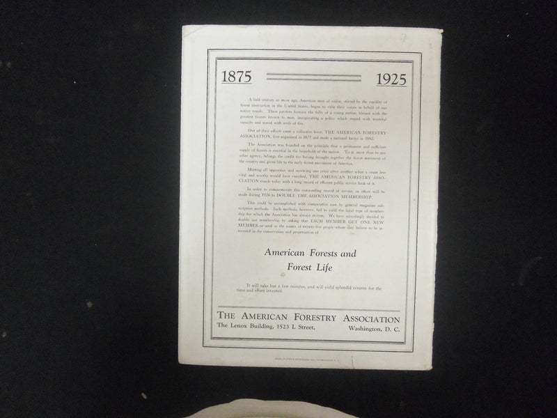 1924 MARCH AMERICAN FORESTS & FOREST LIFE MAGAZINE - ST 4607