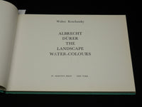 1973 DURER WATER COLOURS HARDCOVER BOOK BY WALTER KOSCHATZKY - R 711P