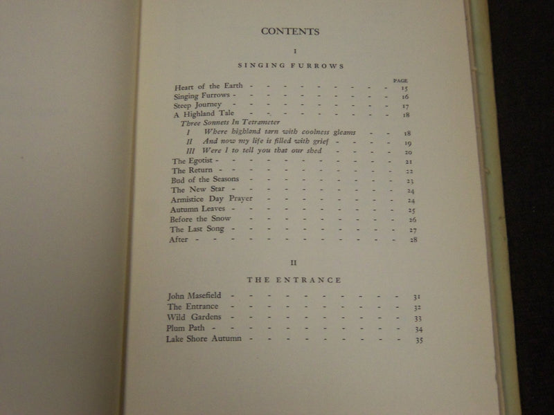 1953 SINGING FURROWS BY VICTORIA JANDA - SIGNED BY AUTHOR - KD 5831
