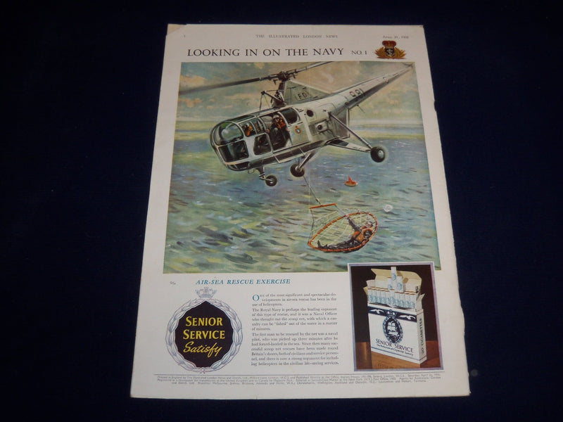 1956 APRIL 21 ILLUSTRATED LONDON NEWS MAGAZINE - RAINER'S BRIDE COVER - E 8062