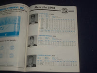1993 CAROLINA LEAGUE ALL-STAR GAME PROGRAM - WINSTON-SALEM SPIRITS - ST 6531