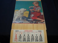 1955 BEAUX-ART HANGERS CALENDAR SALESMAN SAMPLE SHEETS BOOK - C 14
