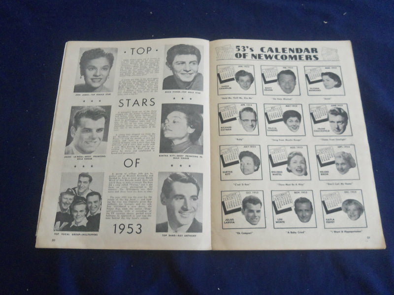 1954 FEBRUARY SONG HITS MAGAZINE - EDDIE FISHER COVER - ST 5153X
