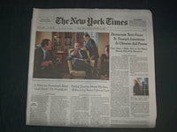 2020 JAN 24 NEW YORK TIMES-DEMOCRATS TURN FOCUS TO TRUMP'S INTENTIONS IN UKRAINE