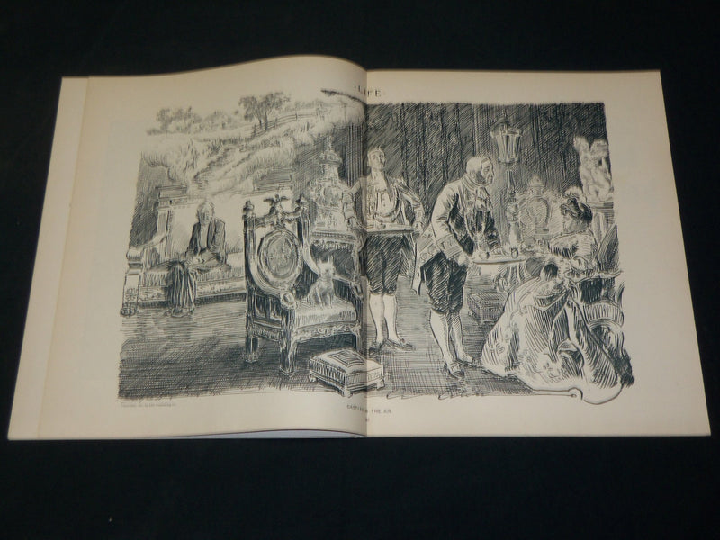 1905 MARCH 30 LIFE MAGAZINE - HELD BY THE ENEMY - NICE ILLUSTRATIONS - B 4589M
