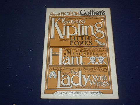 1909 MARCH 27 COLLIER'S MAGAZINE - RUDYARD KIPLING STORY - ST 6784