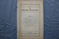 1917-1920 THE WILSON BULLETIN - THE SCHOOL LIBRARY NUMBER - LOT OF 4 - K 2966