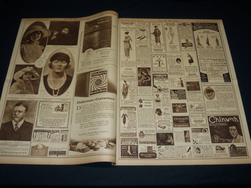 1919 FEBRUARY 16 NEW YORK TIMES PICTURE SECTION - FRANCE'S RUINS - NT 8834