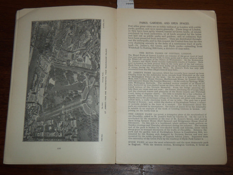 1924 LONDON GUIDE NO. 3 - LONDON'S UNDERGROUNG - FOLD-OUT MAP - K 1223