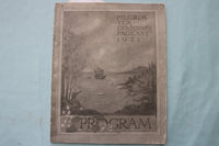 1921 PILGRIM TERCENTENARY PAGEANT PROGRAM - K 3418