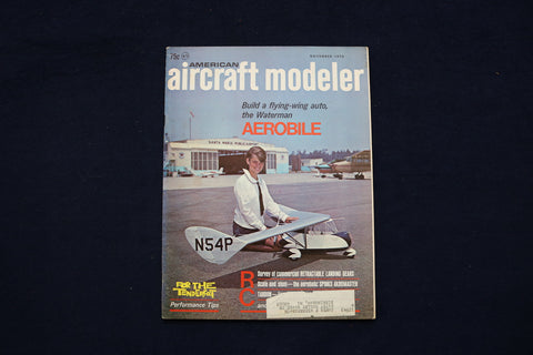 1970 NOV AMERICAN AIRCRAFT MODELER MAGAZINE - WATERMAN AEROBILE COVER - E 11363
