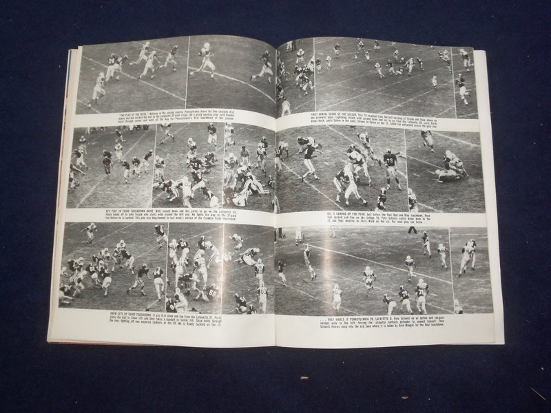 1959 OCTOBER 3 DARTMOUTH VS. PENNSYLVANIA FOOTBALL PROGRAM -NICE PHOTOS - J 9458