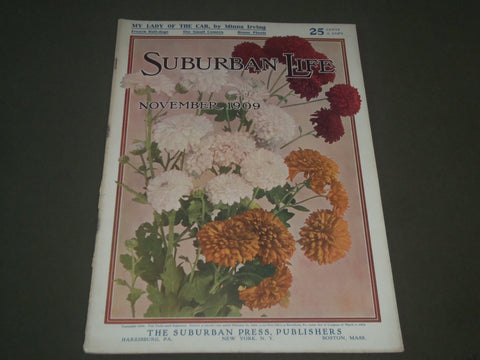 1909 NOV SUBURBAN LIFE THE COUNTRYSIDE MAGAZINE - GREAT COVER & ADS - SP 9492