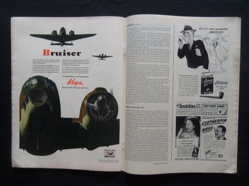 1943 MARCH 8 LIFE MAGAZINE - GENERAL BREHON SOMERVELL - L 329
