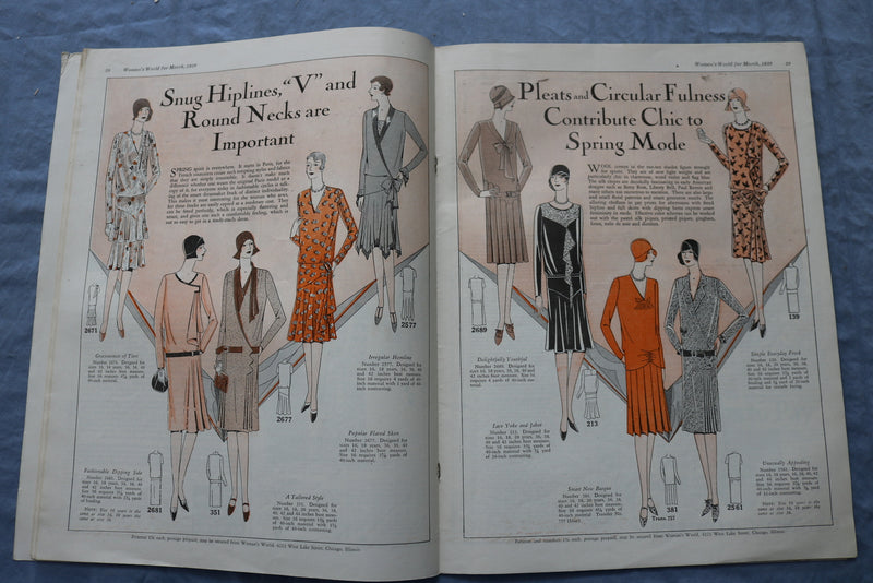 1929 MARCH WOMAN'S WORLD MAGAZINE - 
