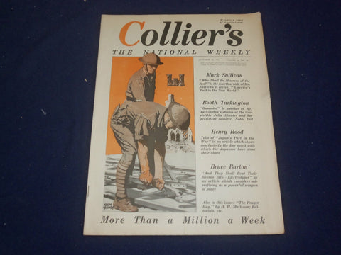 1918 DECEMBER 14 COLLIER'S MAGAZINE - WHO SHALL BE MISTRESS OF THE SEA?- ST 6749