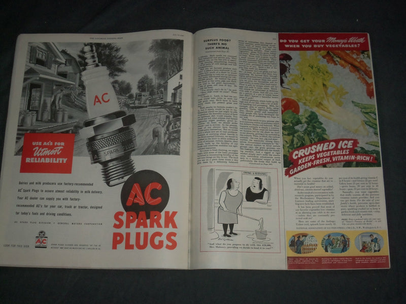 1947 JULY 19 THE SATURDAY EVENING POST MAGAZINE - ILLUSTRATED COVER - SP 2477P