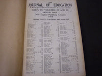 1918 JANUARY-DECEMBER JOURNAL OF EDUCATION BOUND VOLUME - COMPLETE YEAR - R 890